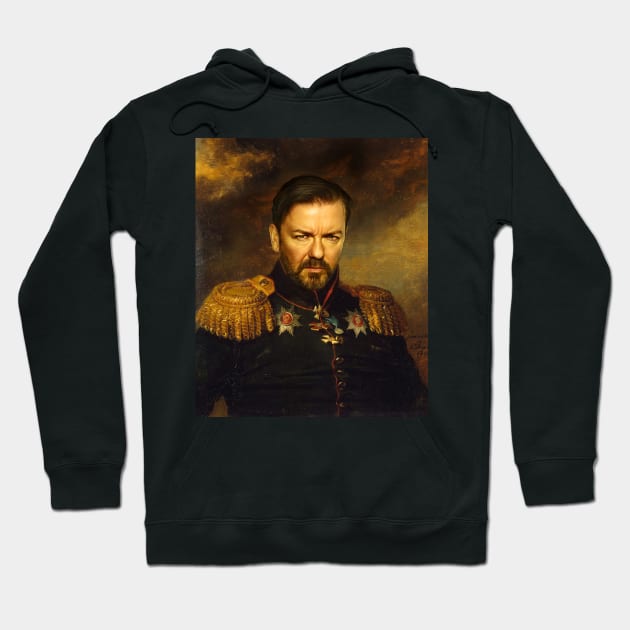 Ricky Gervais - replaceface Hoodie by replaceface